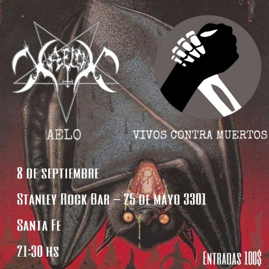 8/9 - AELO y VIVOS CONTRA MUERTOS en Stanley