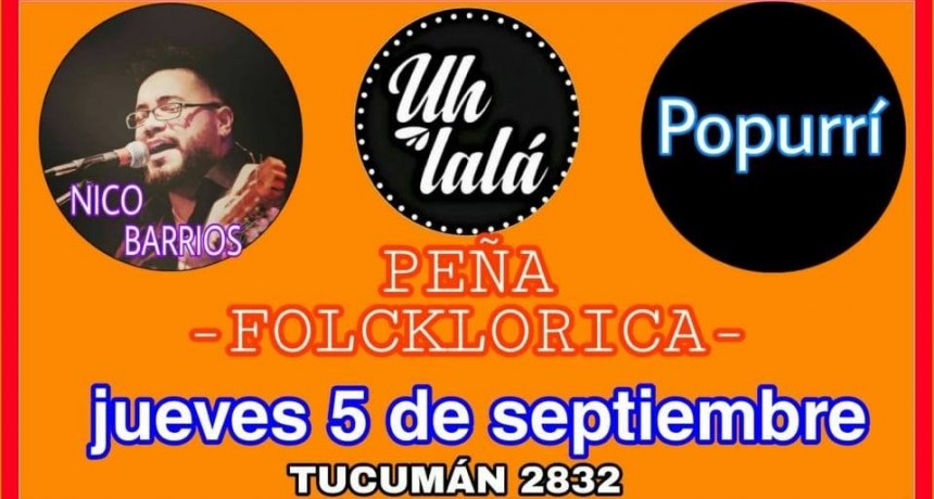 5/9 - Pe&ntilde;a de Nico Barrios pa' bailar y cantar