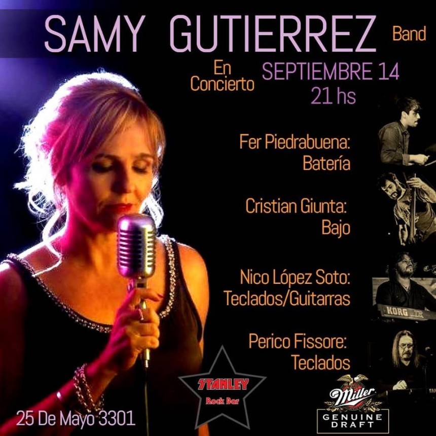 14/9 - Samy Gutierrez en concierto