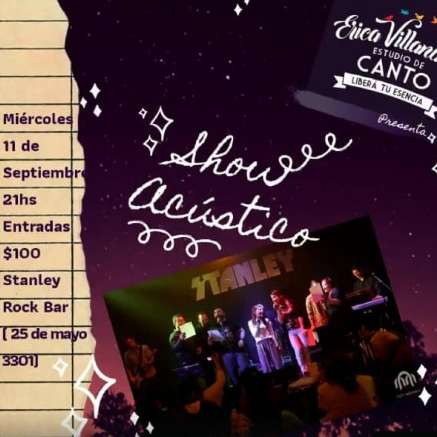 11/9 - MUESTRA de Ery Villanueva Estudio de canto