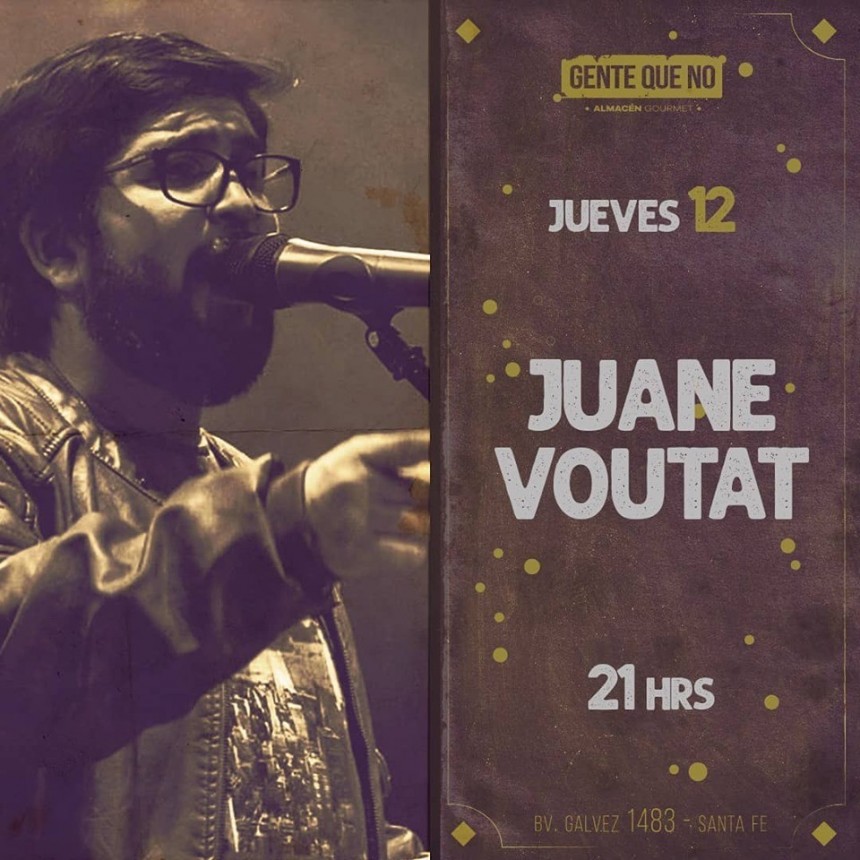 12/9 - JUANE VOUTAT en GENTE QUE NO