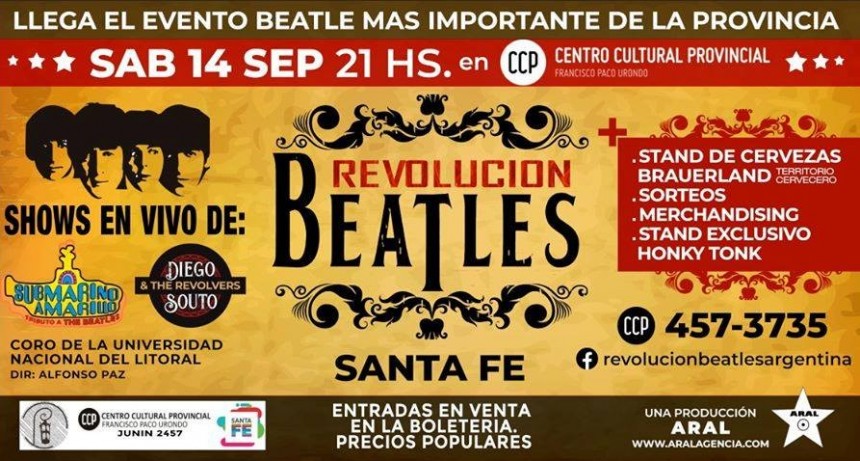 14/9 - REVOLUCION BEATLE en el CCP