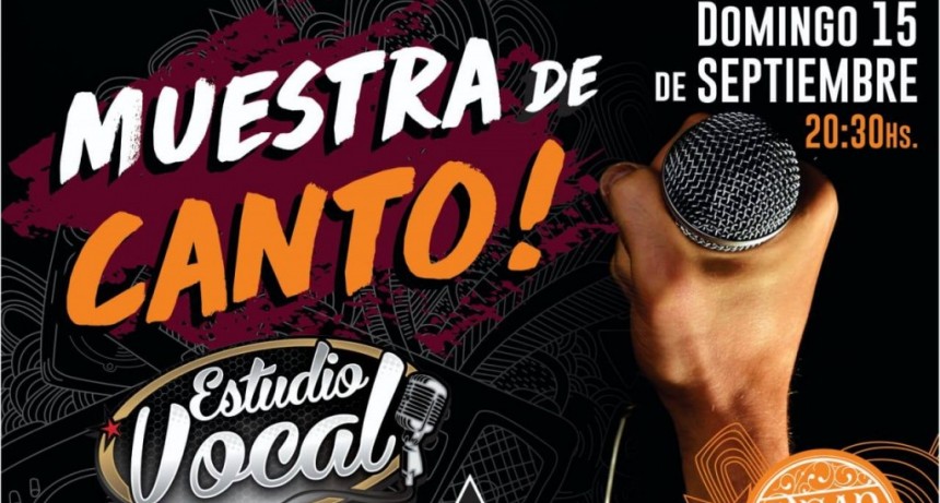 15/9 - MUESTRA DE CANTO en Stanley