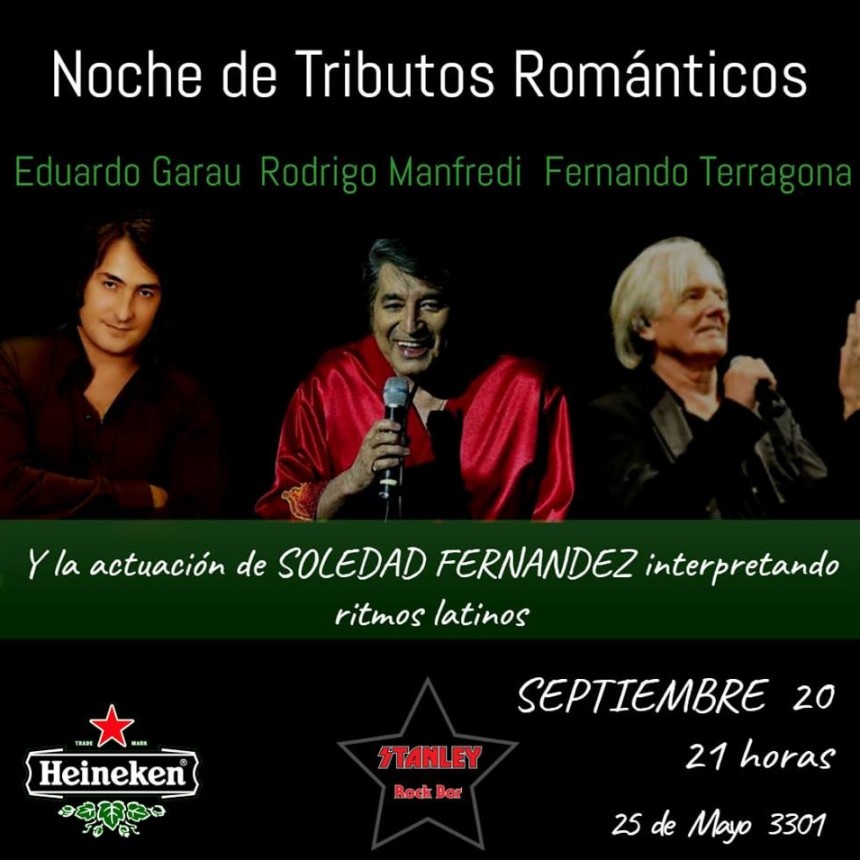 20/9 - Noche de Tributos Rom&aacute;nticos