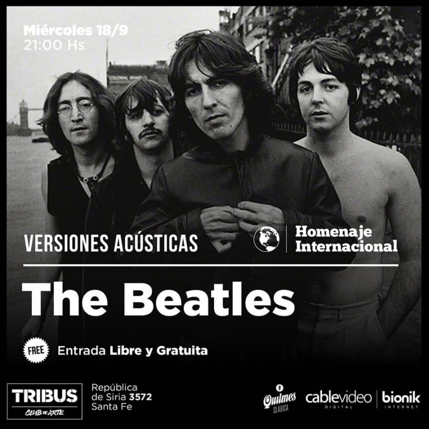 18/9 - Tributo ac&uacute;stico a The Beatles en Tribus