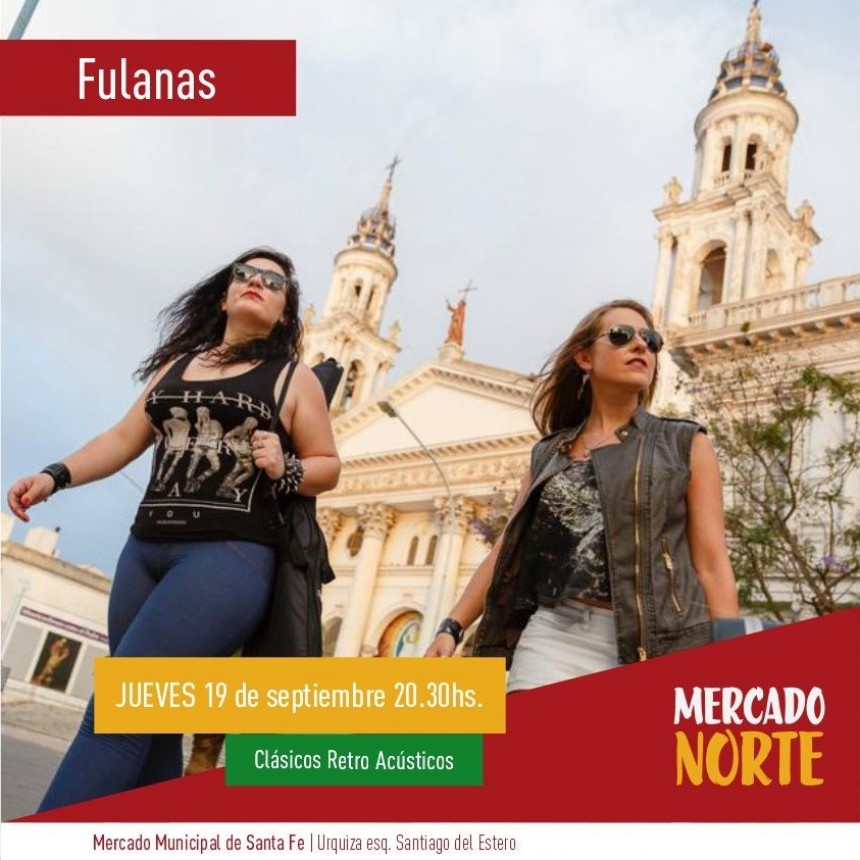 19/9 - FULANAS en el Mercado Norte