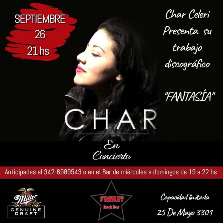 26/9 - CHAR CELERI en concierto