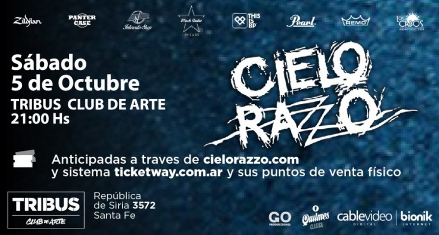 5/10 - Cielo Razzo en Santa Fe/ Tribus Club de Arte