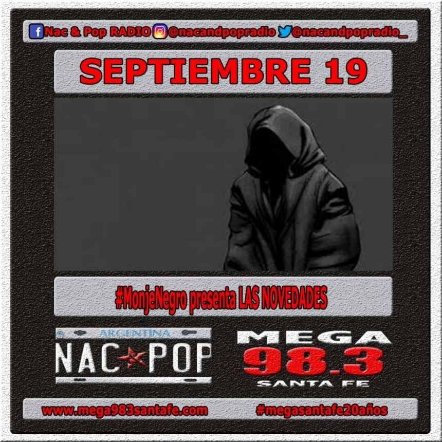 Novedades del Monje Negro en "Nac & Pop" 19/9