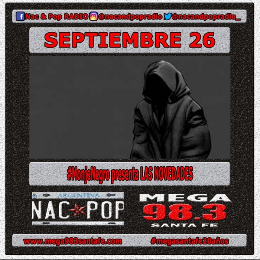 Novedades del Monje Negro en "Nac & Pop" 26/9