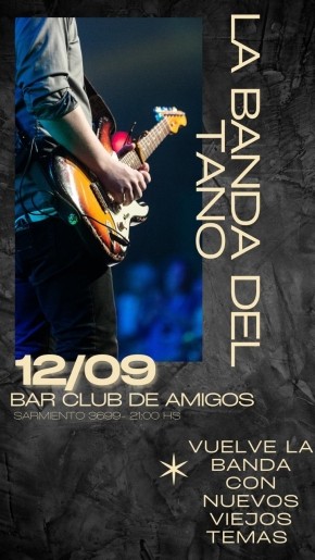 12/9 - La Banda del Tano en El Bar Club de Amigos