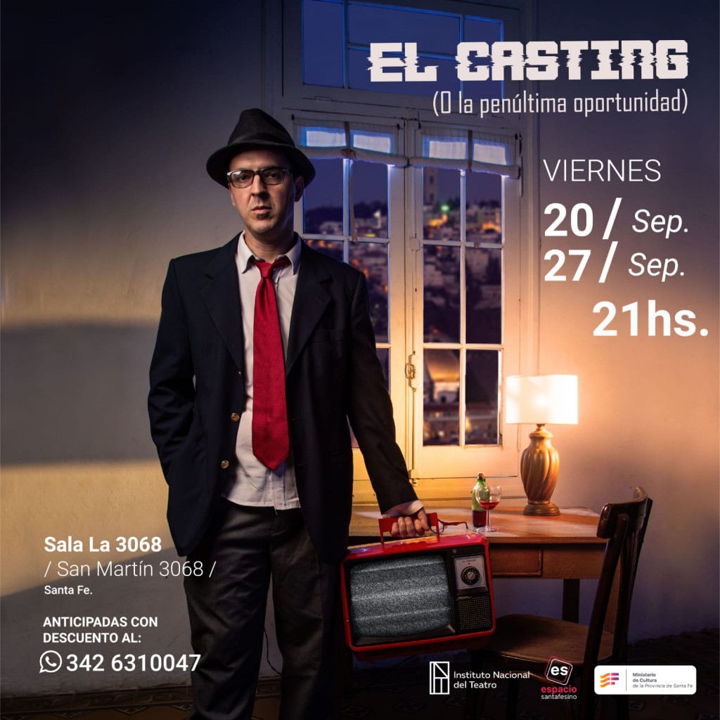 20 y 27/9 -  El casting (o la penúltima oportunidad) en LA 3068