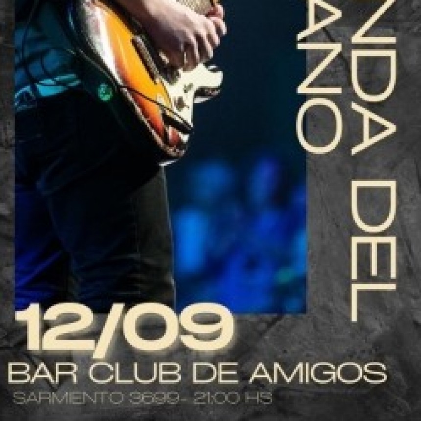 12/9 - La Banda del Tano en El Bar Club de Amigos