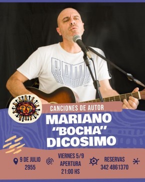 5/9 - Bocha Dicosimo en El Solar de las Artes