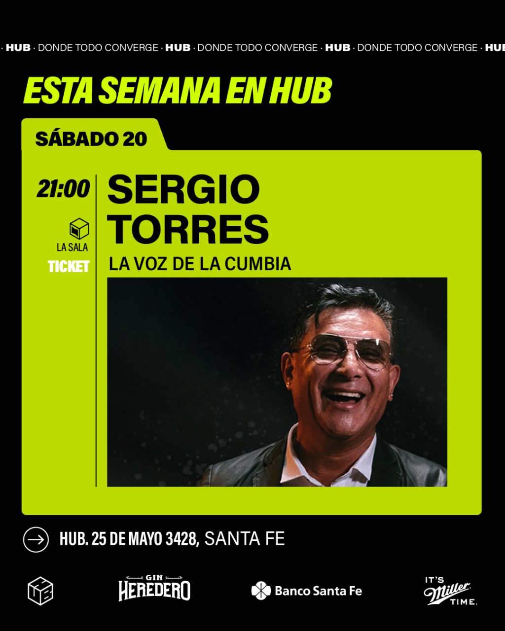 AGENDA SEMANAL HUB:   SÁBADO 20 DE SEPTIEMBRE 