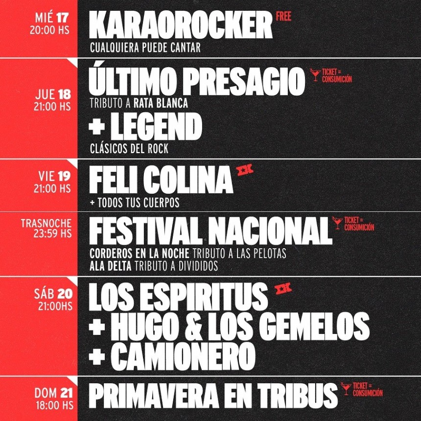 AGENDA SEMANAL TRIBUS CLUB DE ARTE:   MIÉRCOLES 17 A DOMINGO 21 DE SEPTIEMBRE 