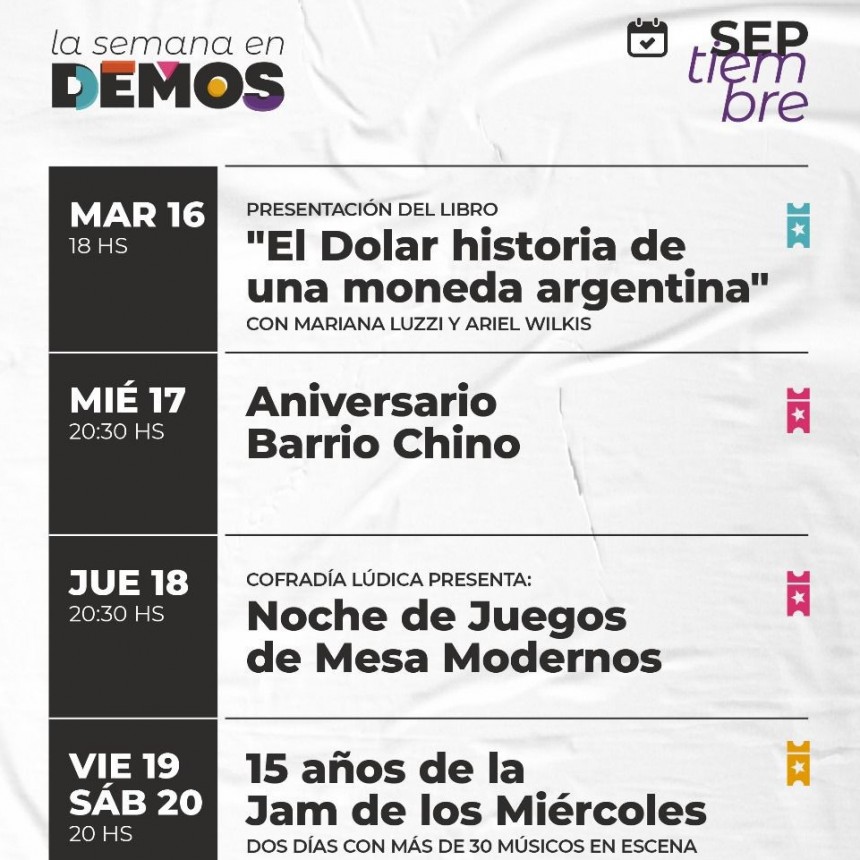 ¡La semana en DEMOS!