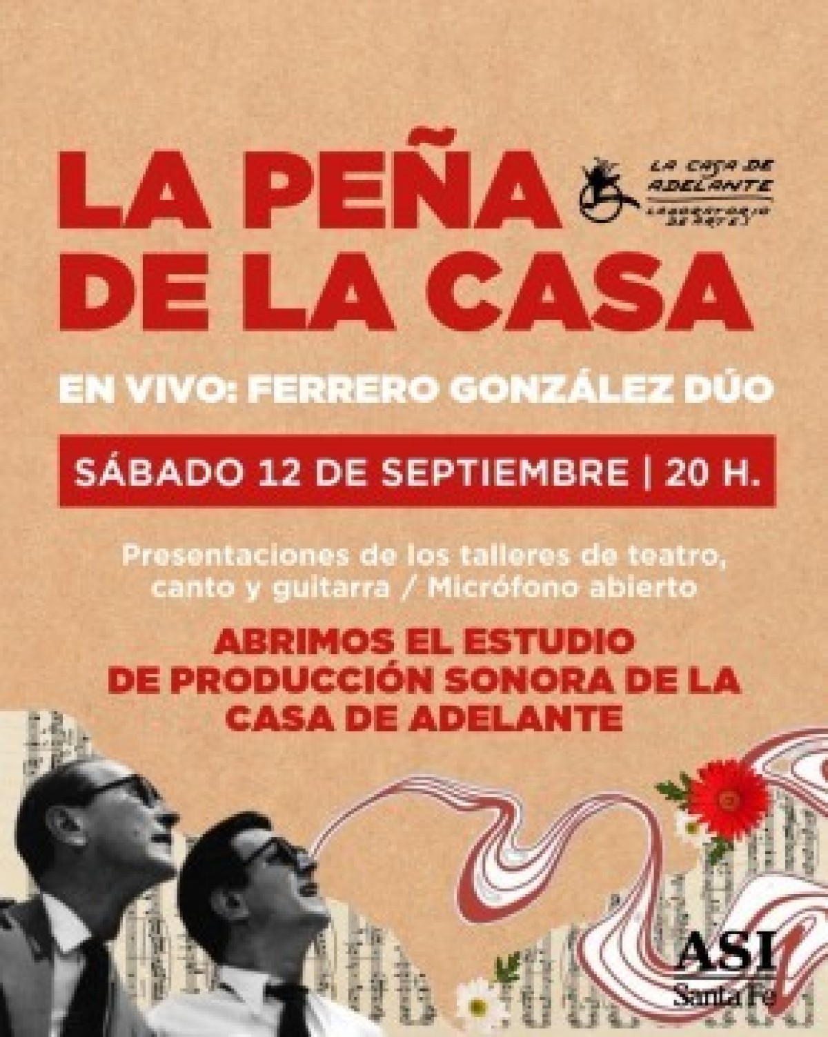 12/9- La Casa de Adelante: Pe&ntilde;a: Ferrero-Gonz&aacute;lez