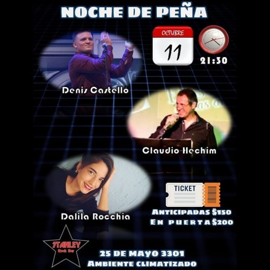 11/10 - NOCHE DE PE&Ntilde;A en Stanley