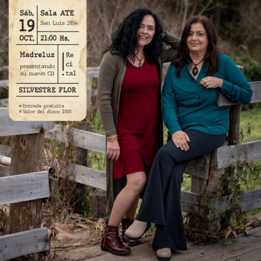 19/10 - MADRELUZ presenta su cd SILVESTRE FLOR