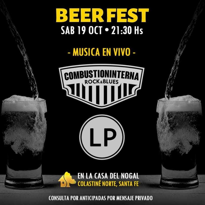 19/10 - Combusti&oacute;n Interna en el Beer Fest