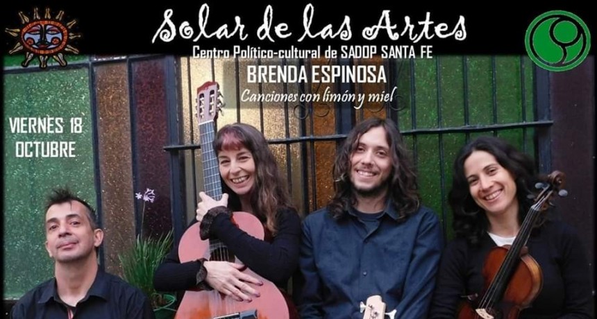 18/10 - Canciones con lim&oacute;n y miel en el Solar de las Artes
