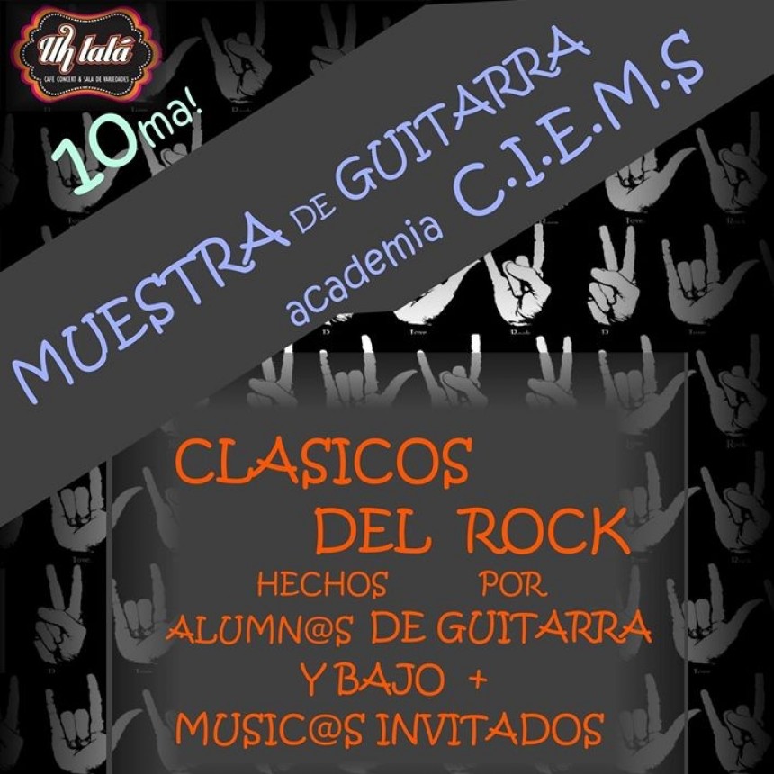 19/10 - Muestra de Guitarra y Bajo de academia CIEMS