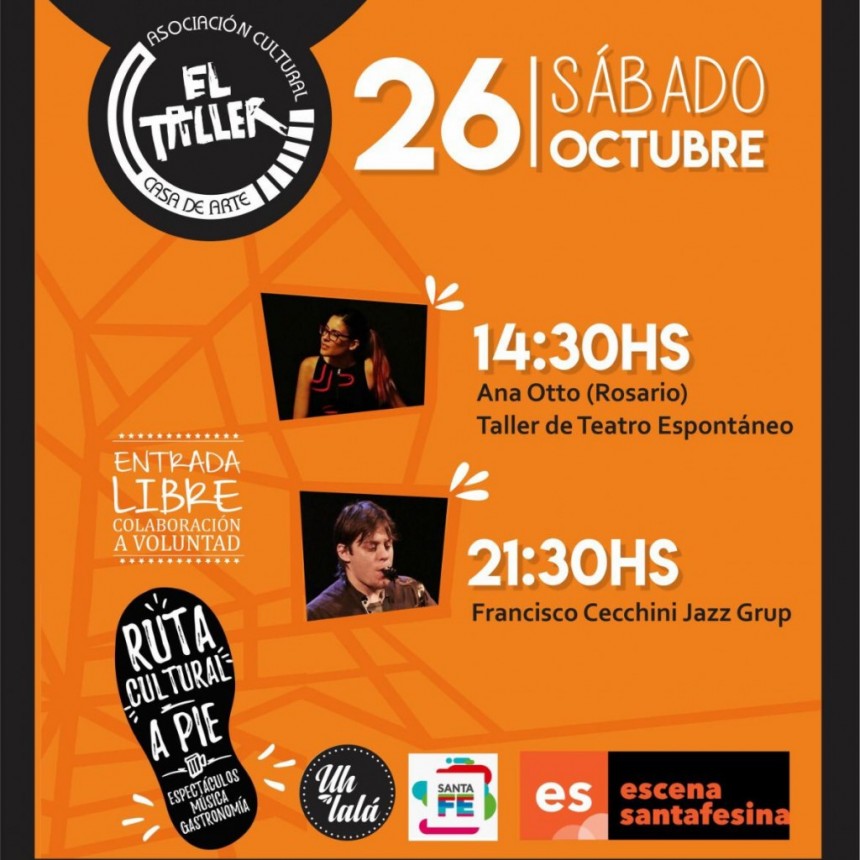 26/10 - RUTA CULTURAL A PIE en EL TALLER