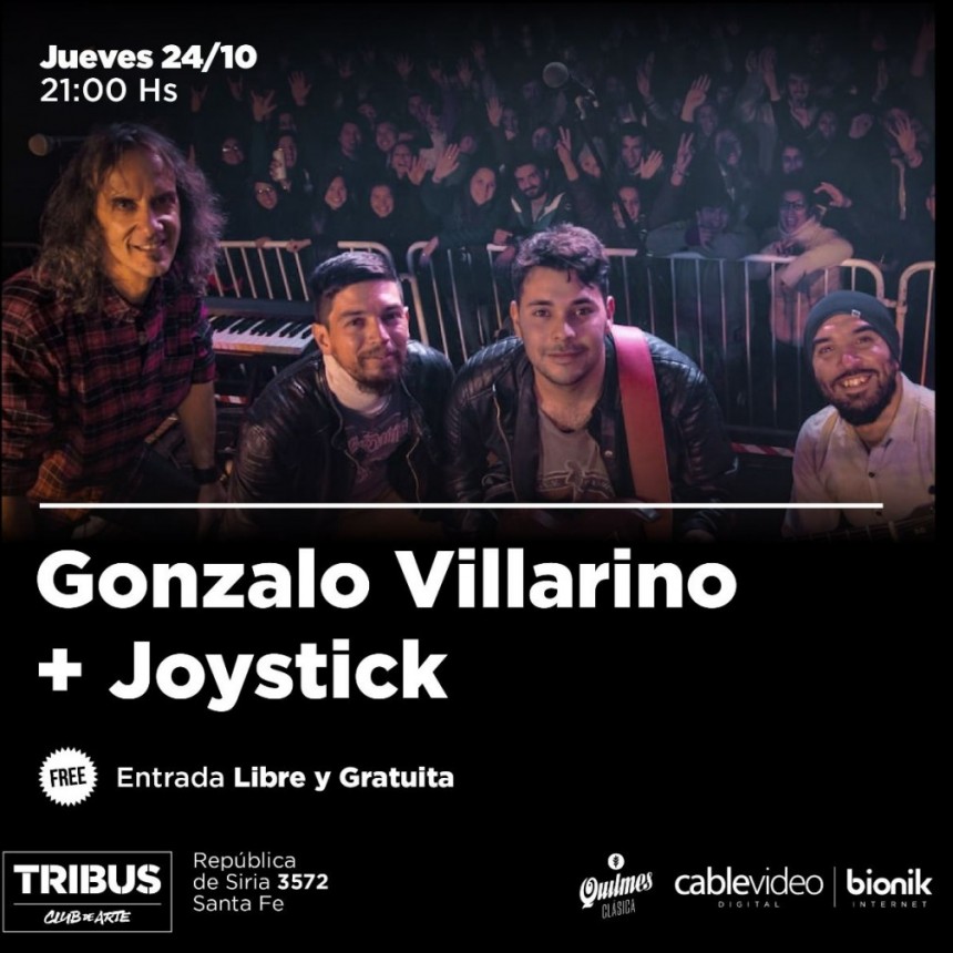 24/10  - Gonzalo Villarino y Joystick en TRIBUS