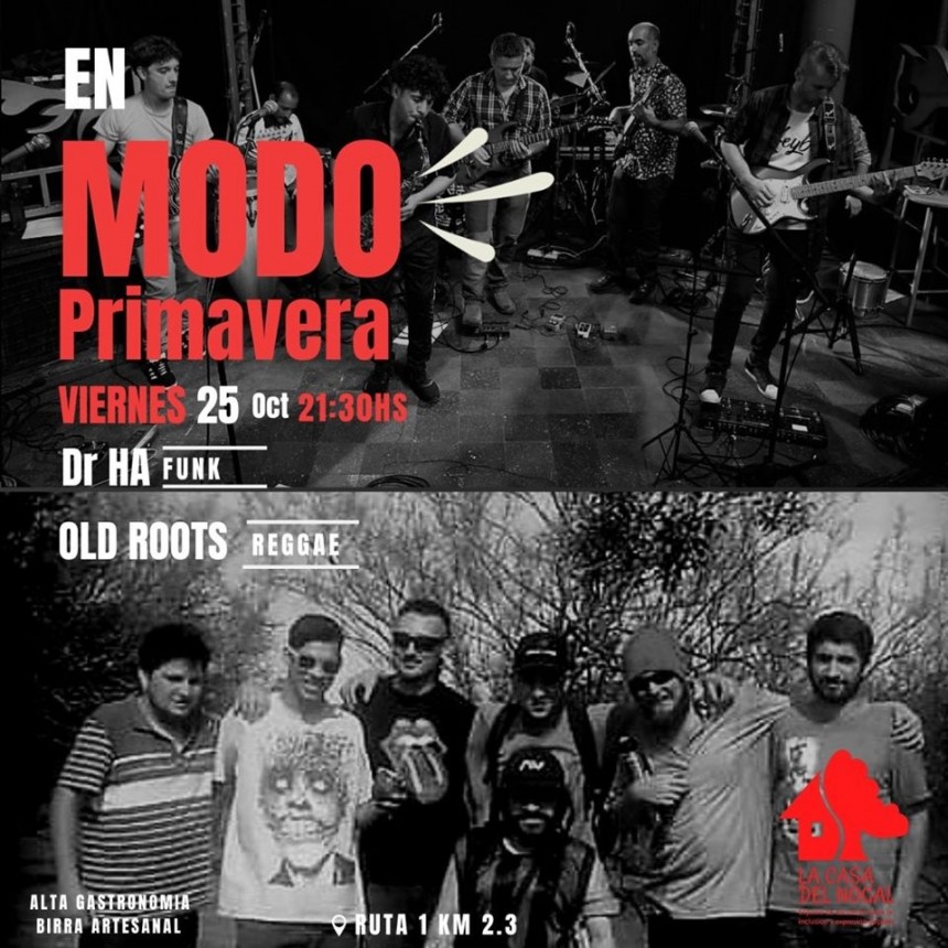 25/10 - La Casa del Nogal #EnModoPrimavera: Dr. Ha y Old Roots