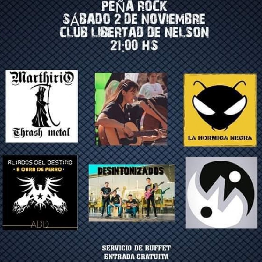 2/11 - PE&Ntilde;A ROCK en Nelson