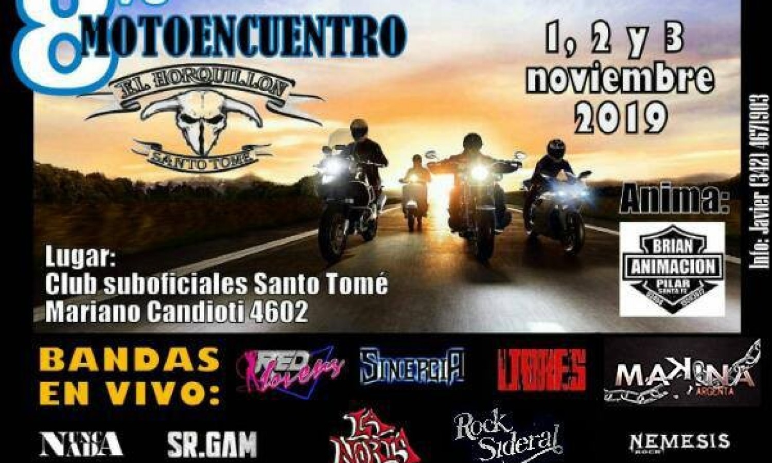 1-2 y 3/11 - 8vo MOTOENCUENTRO "EL HORQUILL&Oacute;N"