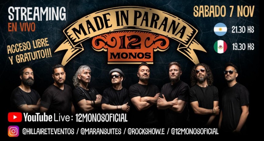 12 Monos por streaming libre y gratuito