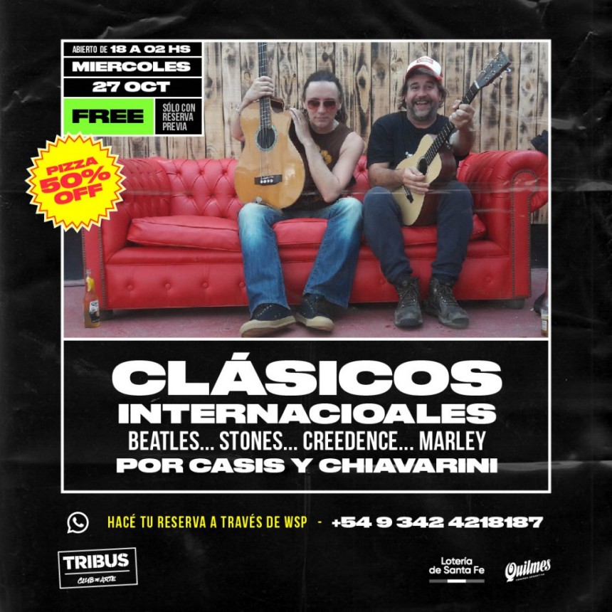 27/10 - Cl&aacute;sicos Internacionales en Tribus