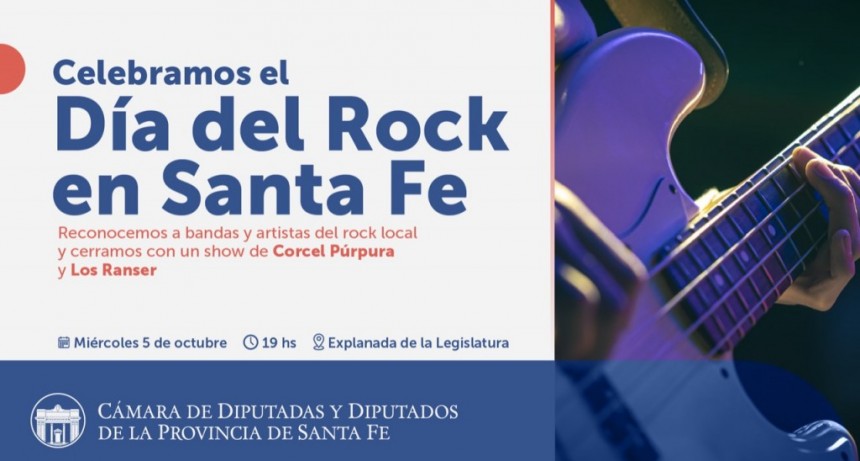 Festejos del Dia Del Rock en la explanada de la Legislatura