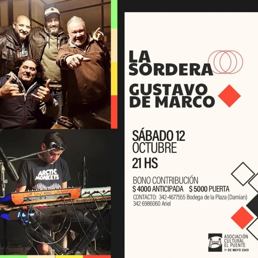 12/10 - LA SORDERA & GUSTAVO DE MARCO