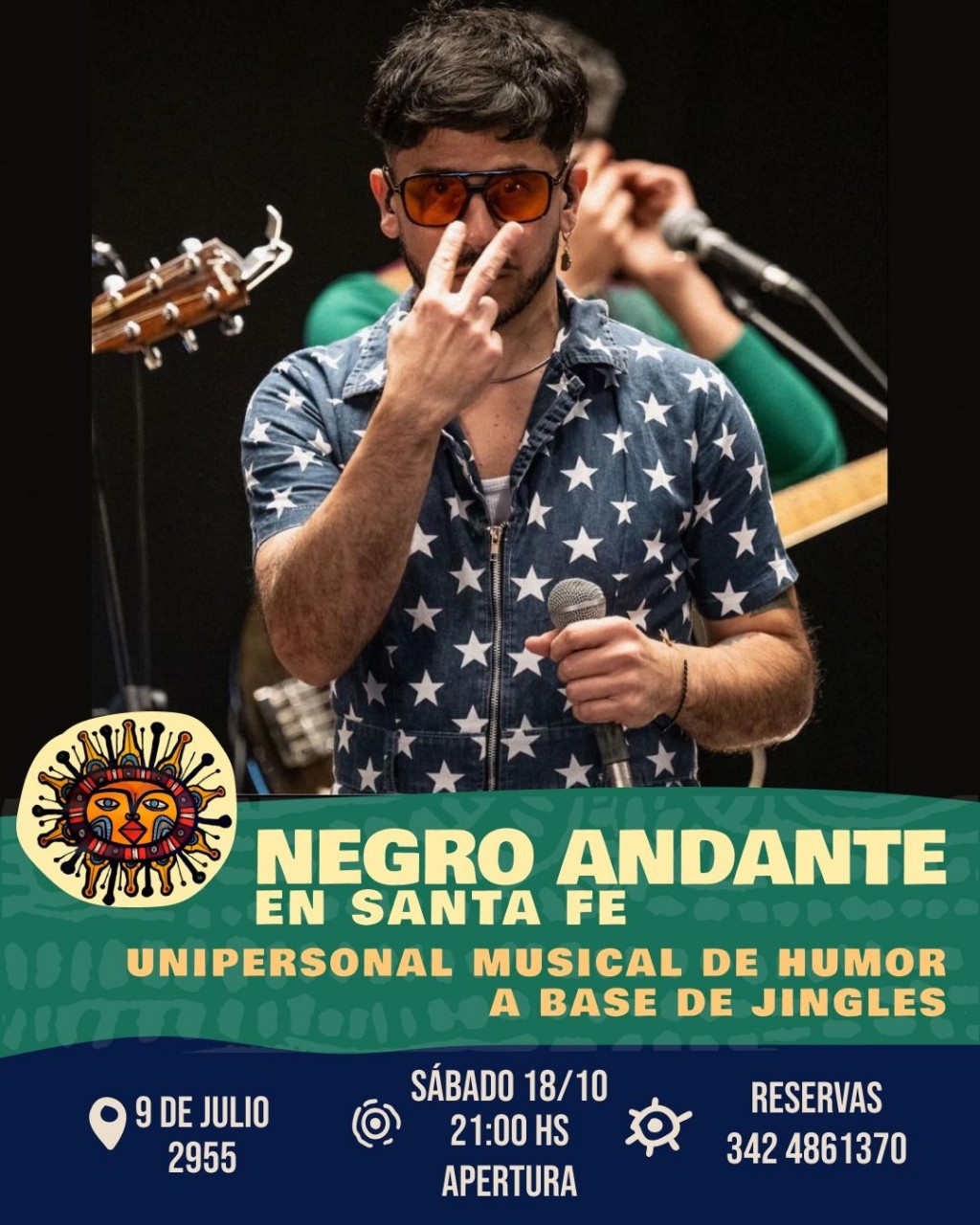18/10 - El Negro Andante en El Solar de las Artes