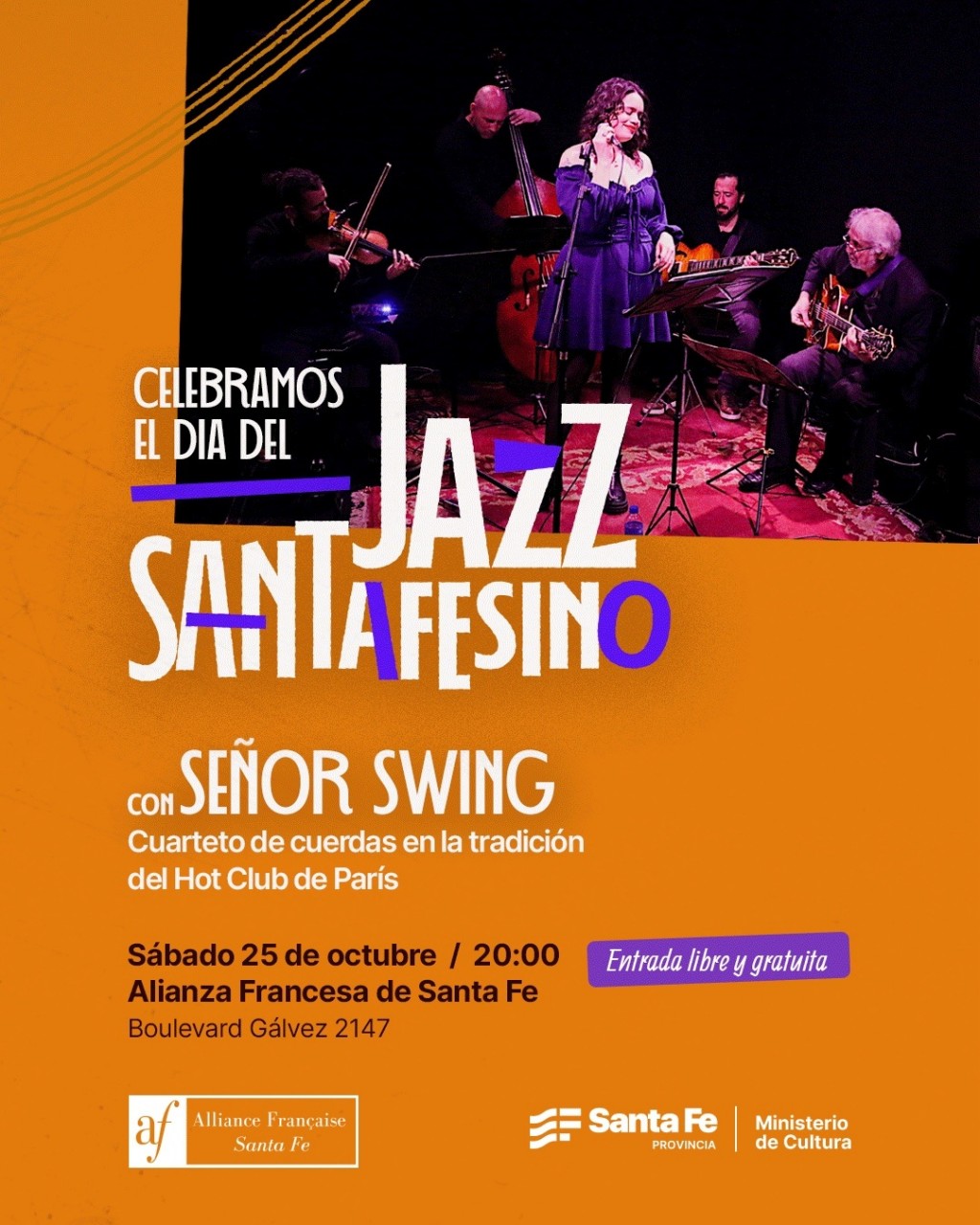 25/10 - Día del Jazz Santafesino
