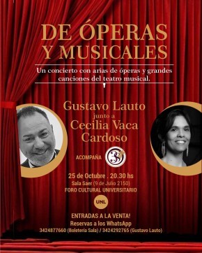 25/10 - De Óperas y Musicales