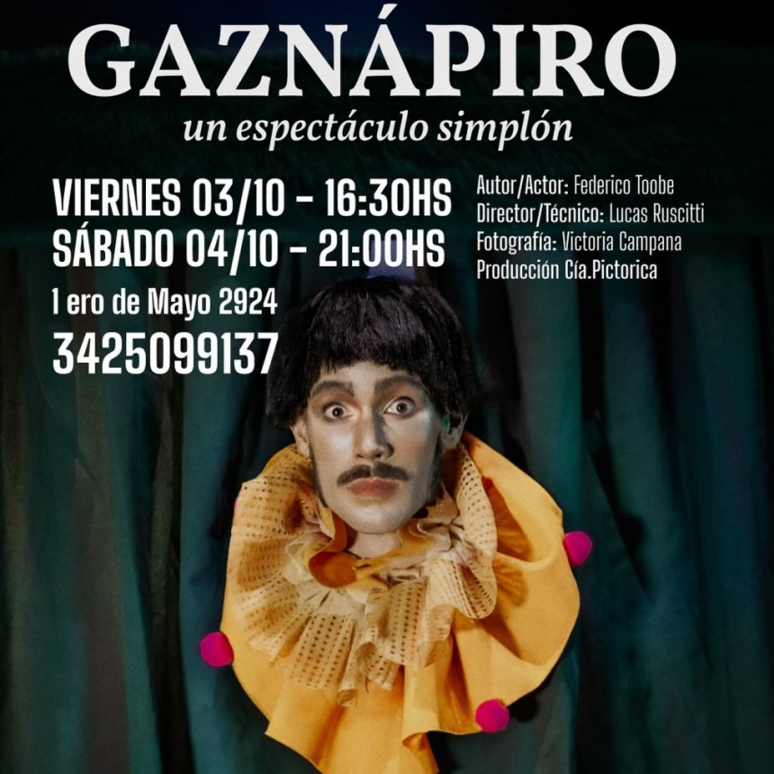 Agenda de EL TALLER para este fin de semana