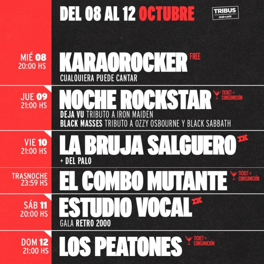 Programación de Tribus Club de Arte