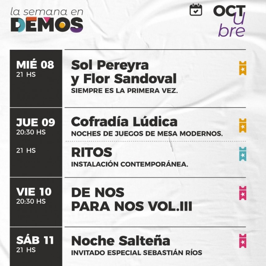 ¡La semana en DEMOS!