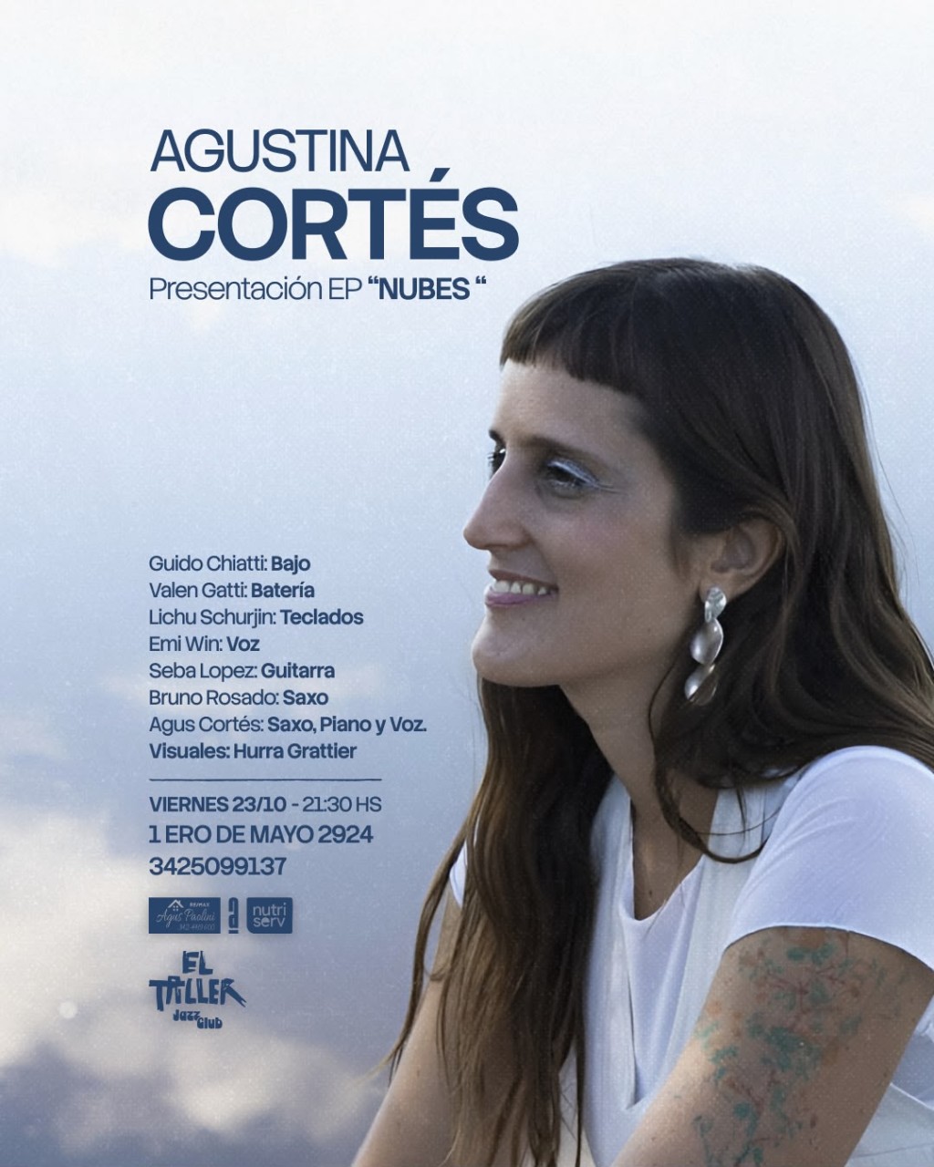 23/10 - AGUSTINA CORT&Eacute;S en El Taller Casa de Arte