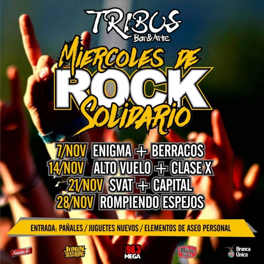 7/11 - Megacampa&ntilde;a Solidaria en Tribus: BERRACOS + ENIGMA