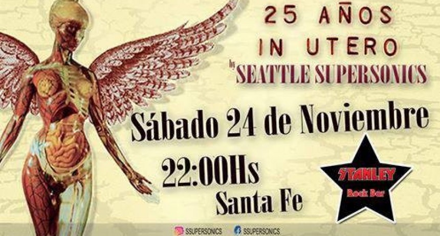 24/11 - 25 a&ntilde;os de In Utero :: Seattle Supersonics en Sante F&eacute;
