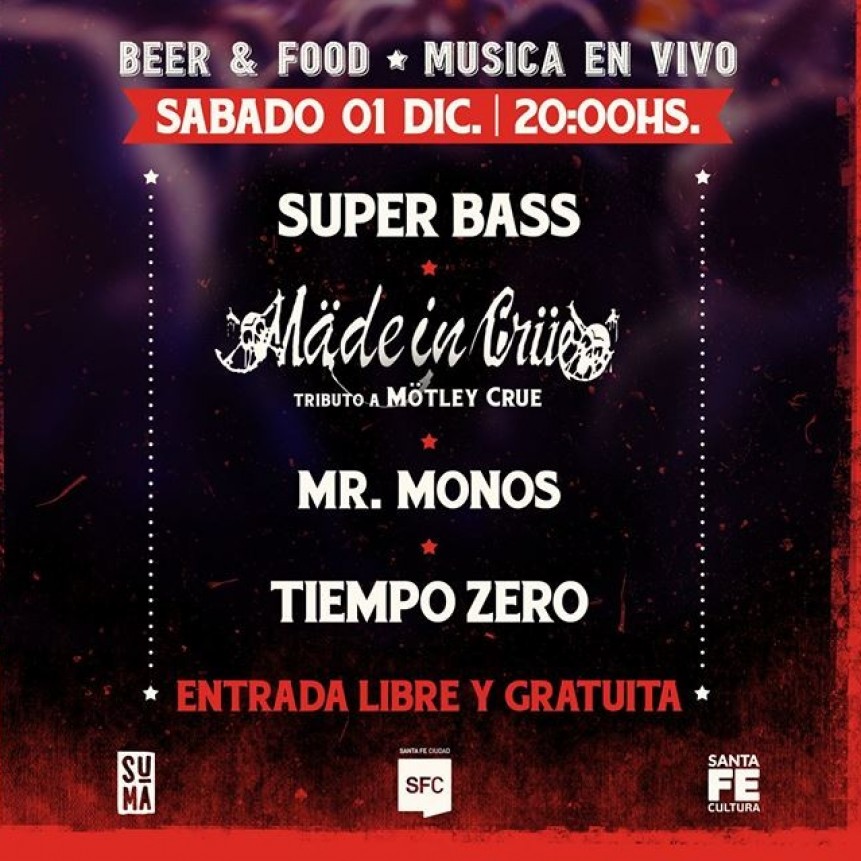 1/12 - Explociclo: Super Bass, Mr. Monos, Tiempo Zero y M�de in Cr&uuml;e