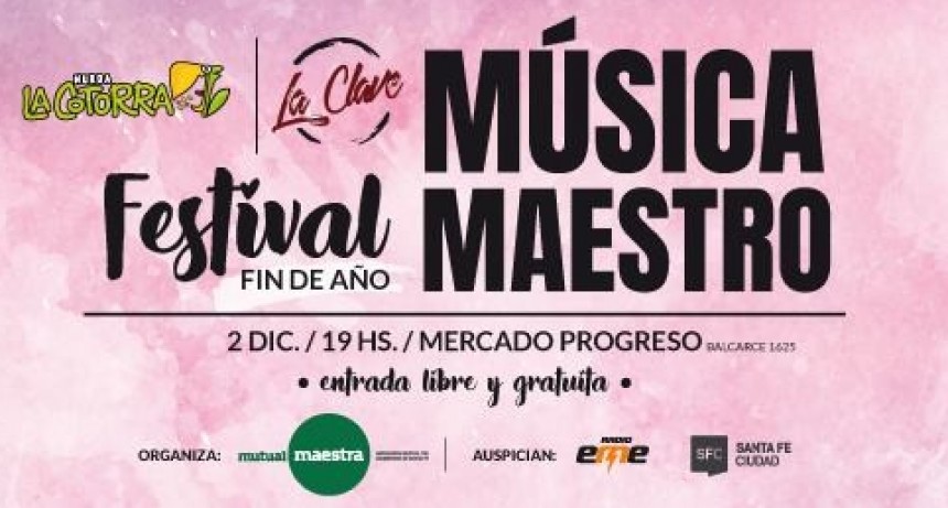 2/12 - Festival Fin de A&ntilde;o "M&uacute;sica Maestro"