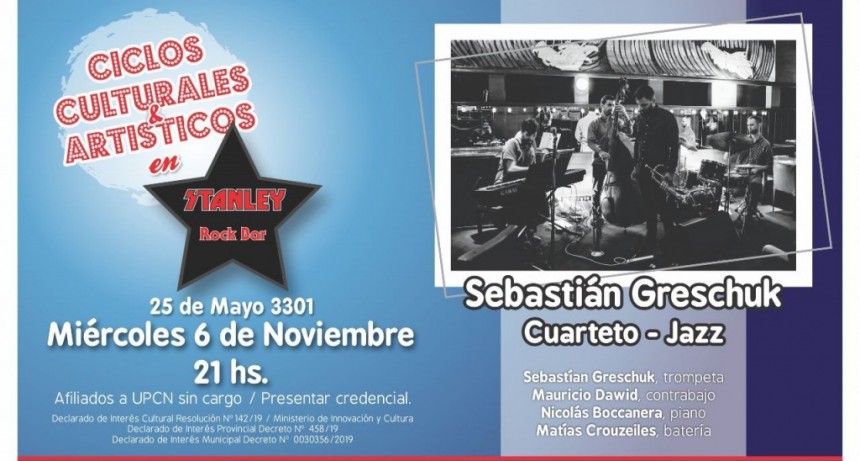 6/11 - Sebasti&aacute;n Greschuk Cuarteto presenta su disco Paisaje