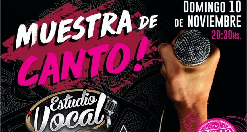 10/11 - Muestra de canto de ESTUDIO VOCAL
