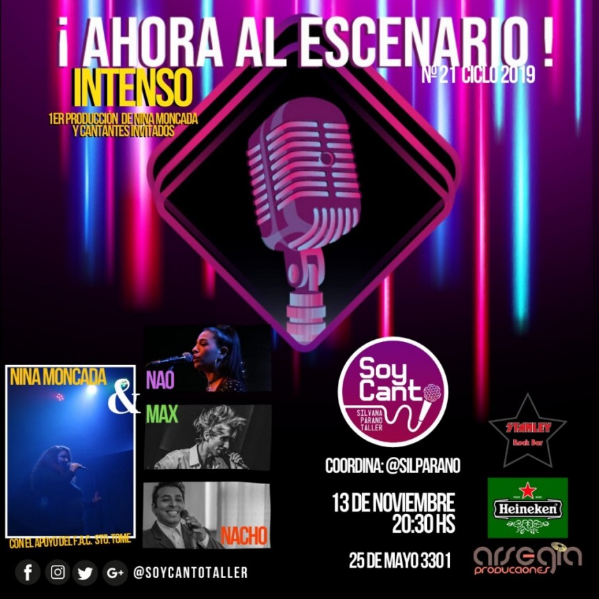 13/11 - AHORA AL AESCENARIO!!!! en Stanley